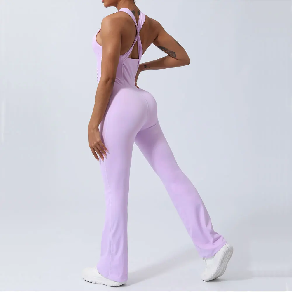 Yoga Jumpsuit Women Clothes Fitness Sports Romper Gym Clothing Set Yoga Wear Pilates Workout Tracksuit Outfit Push Up Activewear