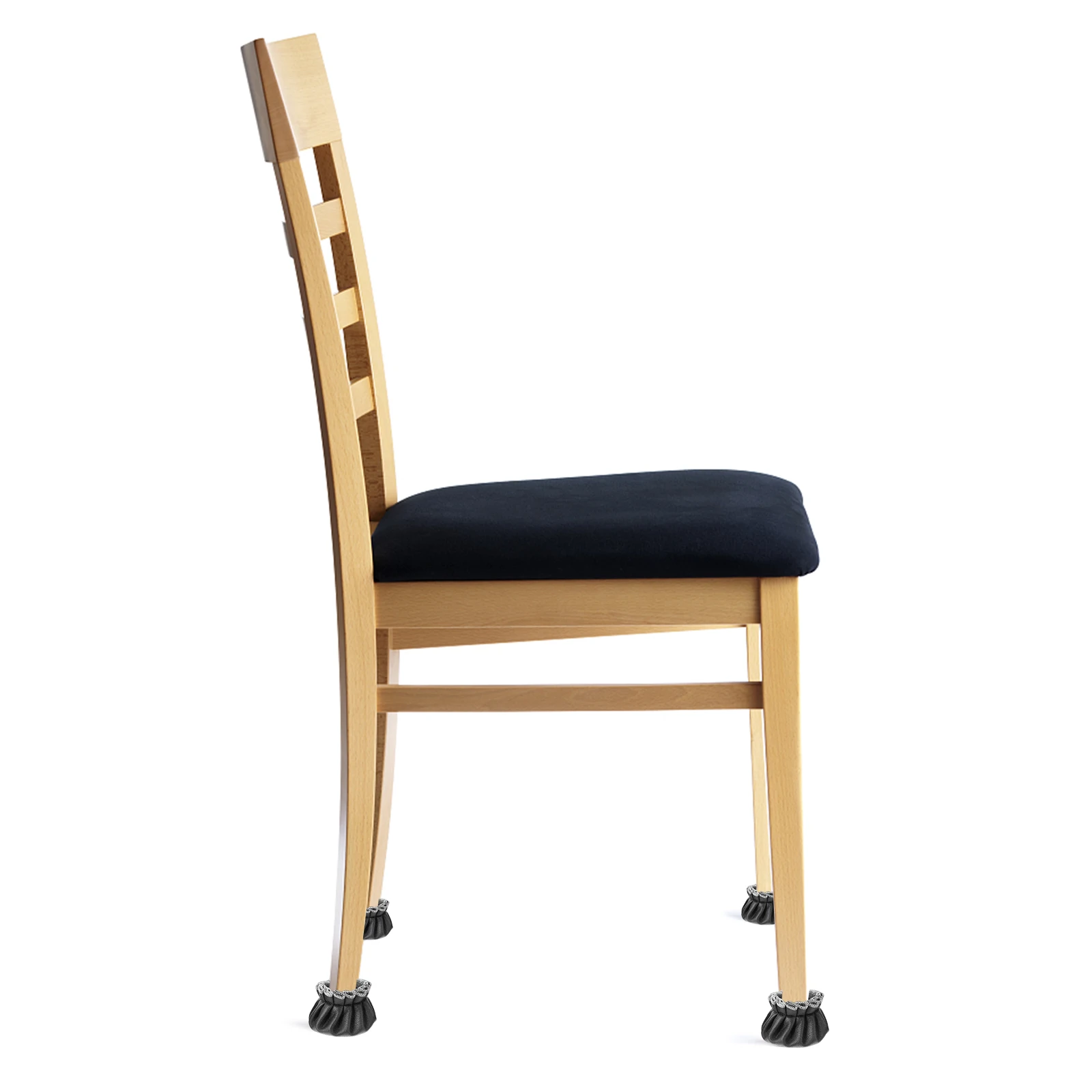 

4Pcs PU Table Leg Covers Piano Bench Floor Protectors Heavy Duty Chair Leg Caps for Scratched Floor Prevention