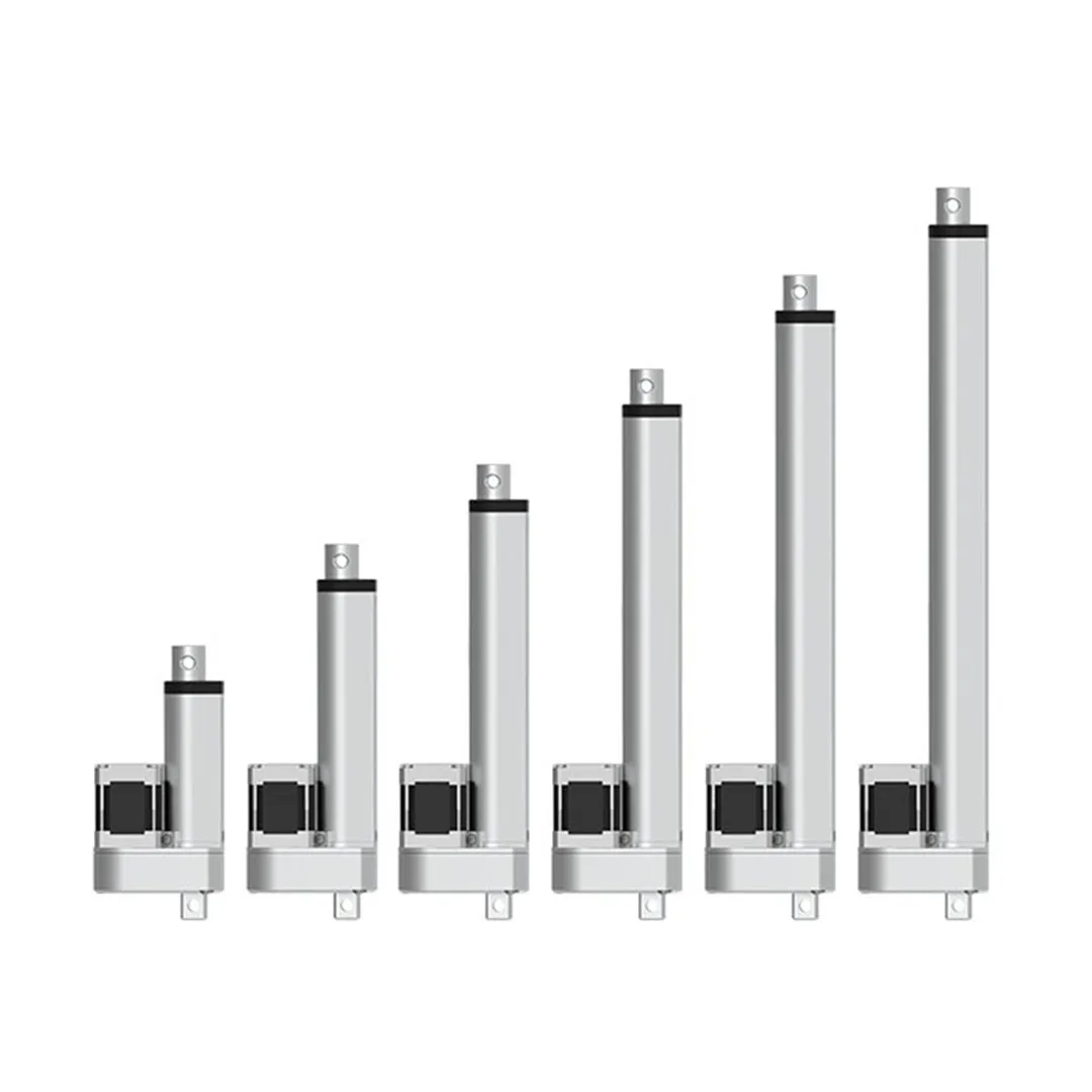 Stepper Motor Linear Actuator 12V Nema 16 Max 50mm/s 500N Aluminum Alloy Electric Push Rod