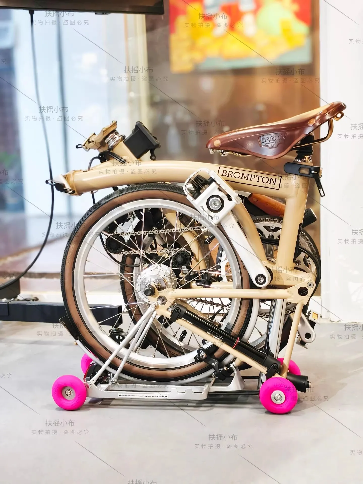 Soroll Easywheel Silent Donut Design 75mm for Brompton - 1 Pair of