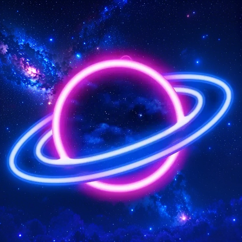 惑星型ledネオンサイン-usb電源ネオンライト-壁飾り-寝室-リビングルーム-寮-パーティーデコレーション-省エネ-簡単設置