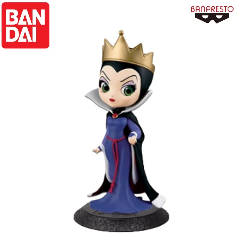 

In Stock 100% Original Bandai 14Cm Q Posket Disney Characters Queen Action Figure Toys for Kids Gift Collectible Model Ornaments
