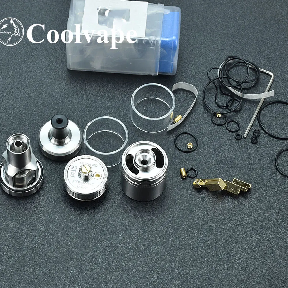 Imagem -06 - Gryphus Estilo Mtl Rta Malha Bobina Vape Tanque Reconstruível Rta 316ss 6ml 24 mm