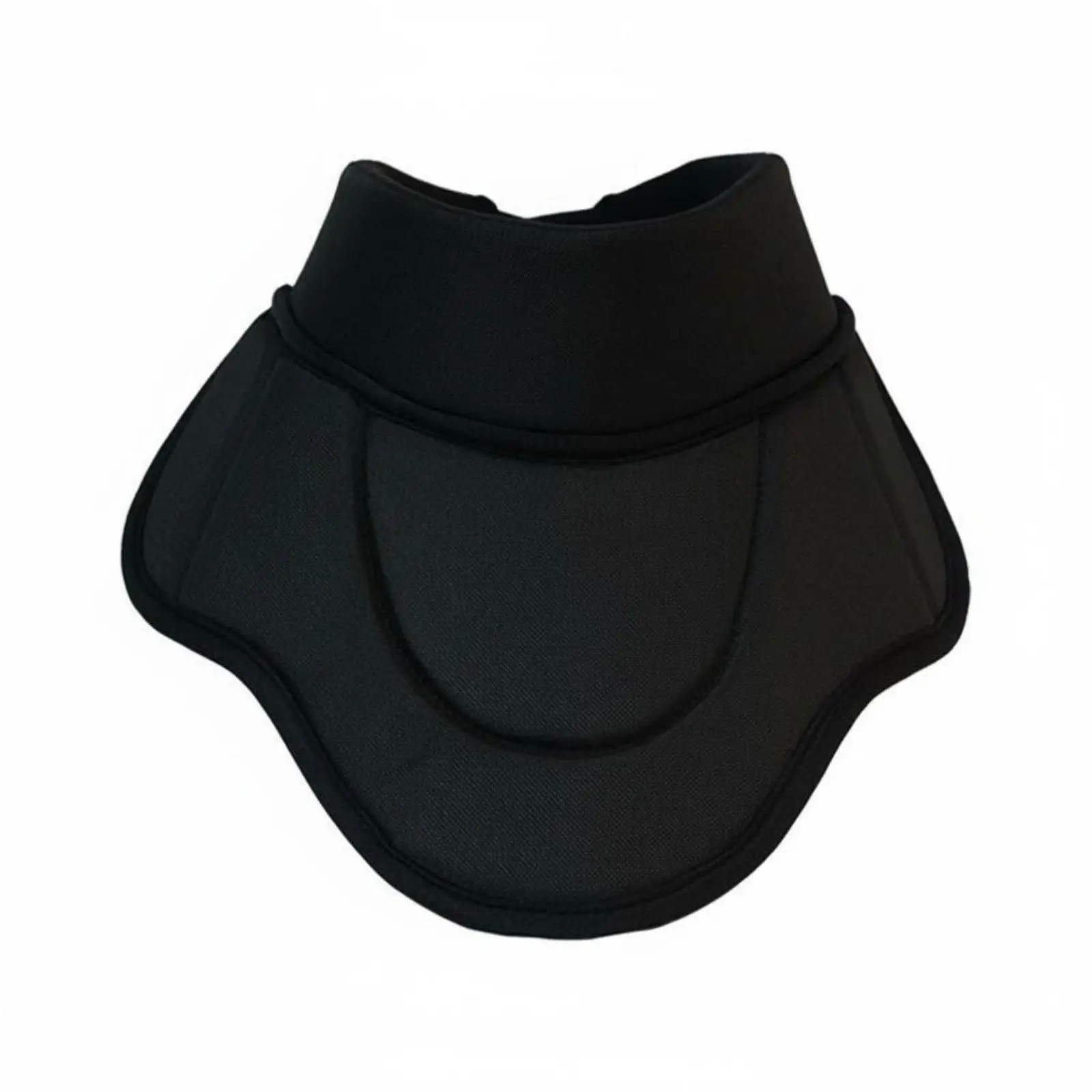 Adult Hockey Neck Guard with PE Board Ice Skate Protector Breathable Shield for Men Women