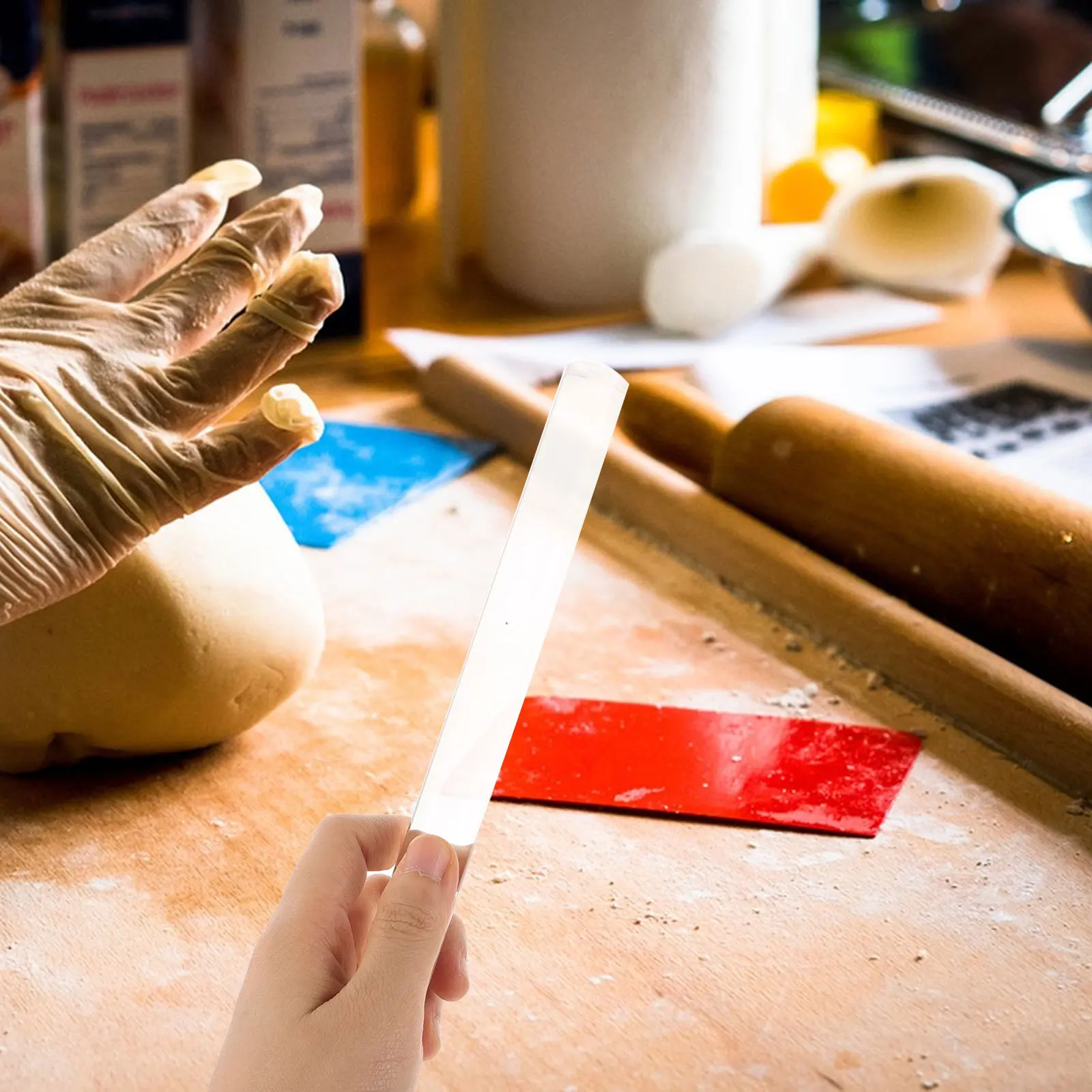 

1Set Clay Sculpting Tool Kit Pottery Ribs Carving Cutting Scraping DIY Manual Cutter Tools Supplies Pottery Ribs