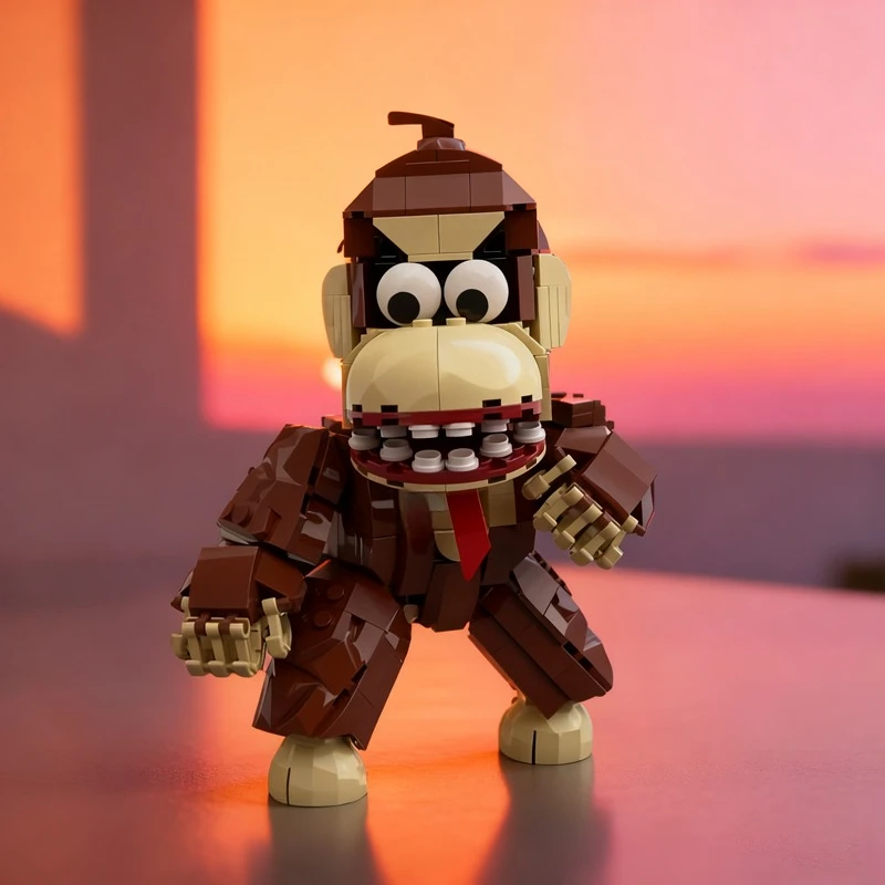 

293pcs MOC DONKEY KONG Mariose Model Building blocks Construction Assemble DIY creative Christmas gifts idea toy Brick Birthday