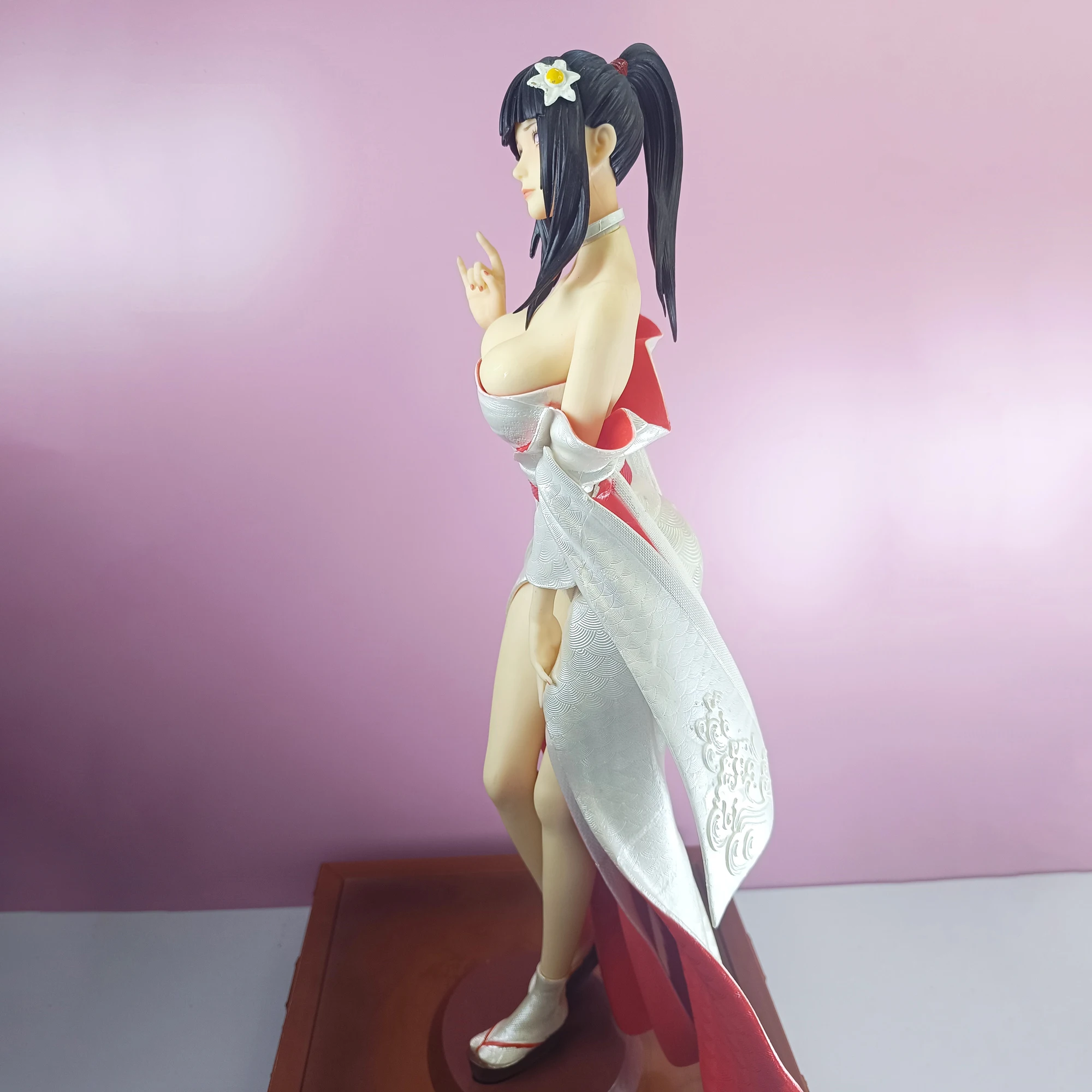 ฟิกเกอร์อนิเมะนารูโตะ ขนาด 56 ซม. ชุดกิโมโน ฮิวกะ โมเดลตุ๊กตาสะสม ของเล่น ของขวัญ