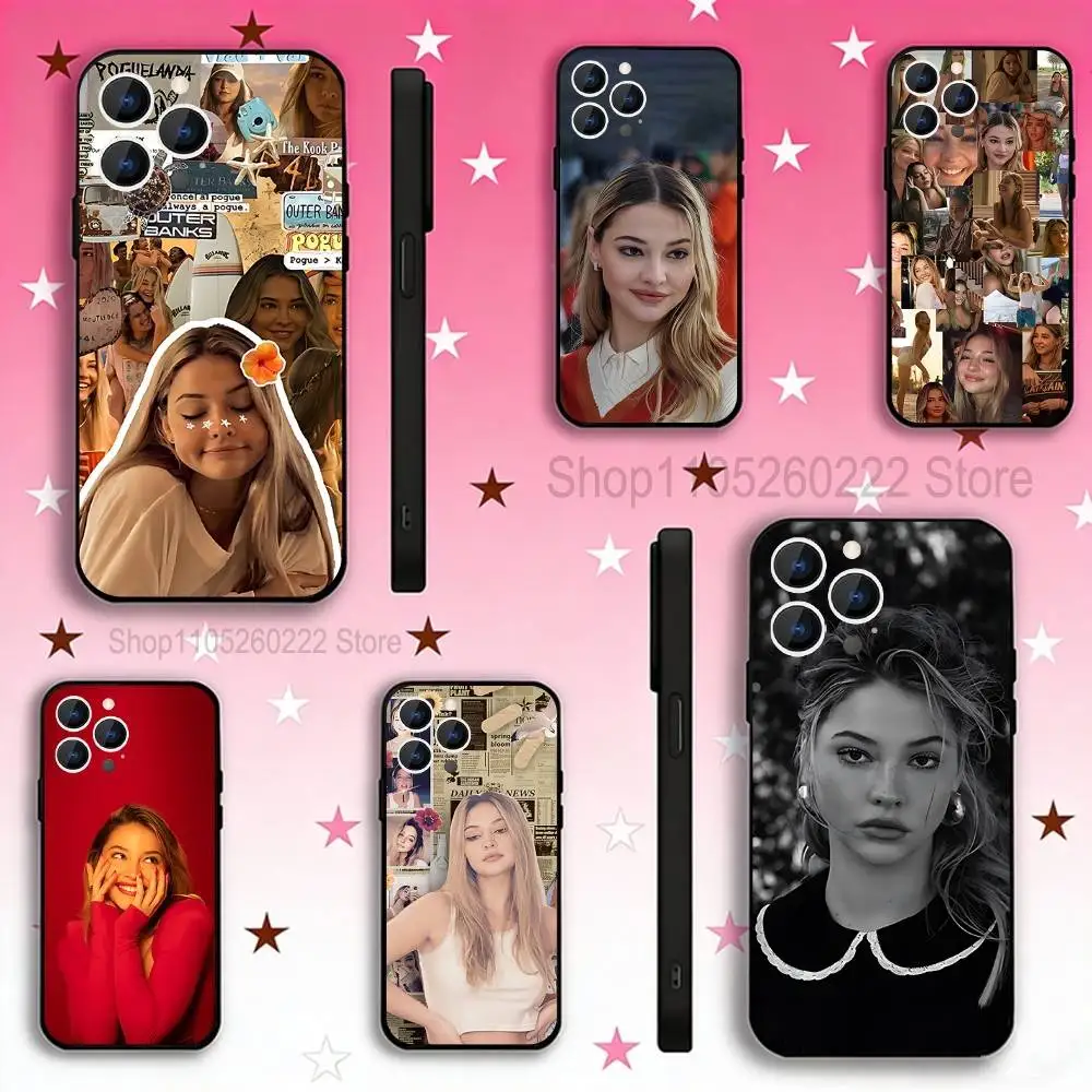 

Actor M-Madelyn C-Cline Phone Case For iPhone 17,16,15,14,13,12,11,Pro,Max,Plus,E,Air,Mini Protective Black Cover