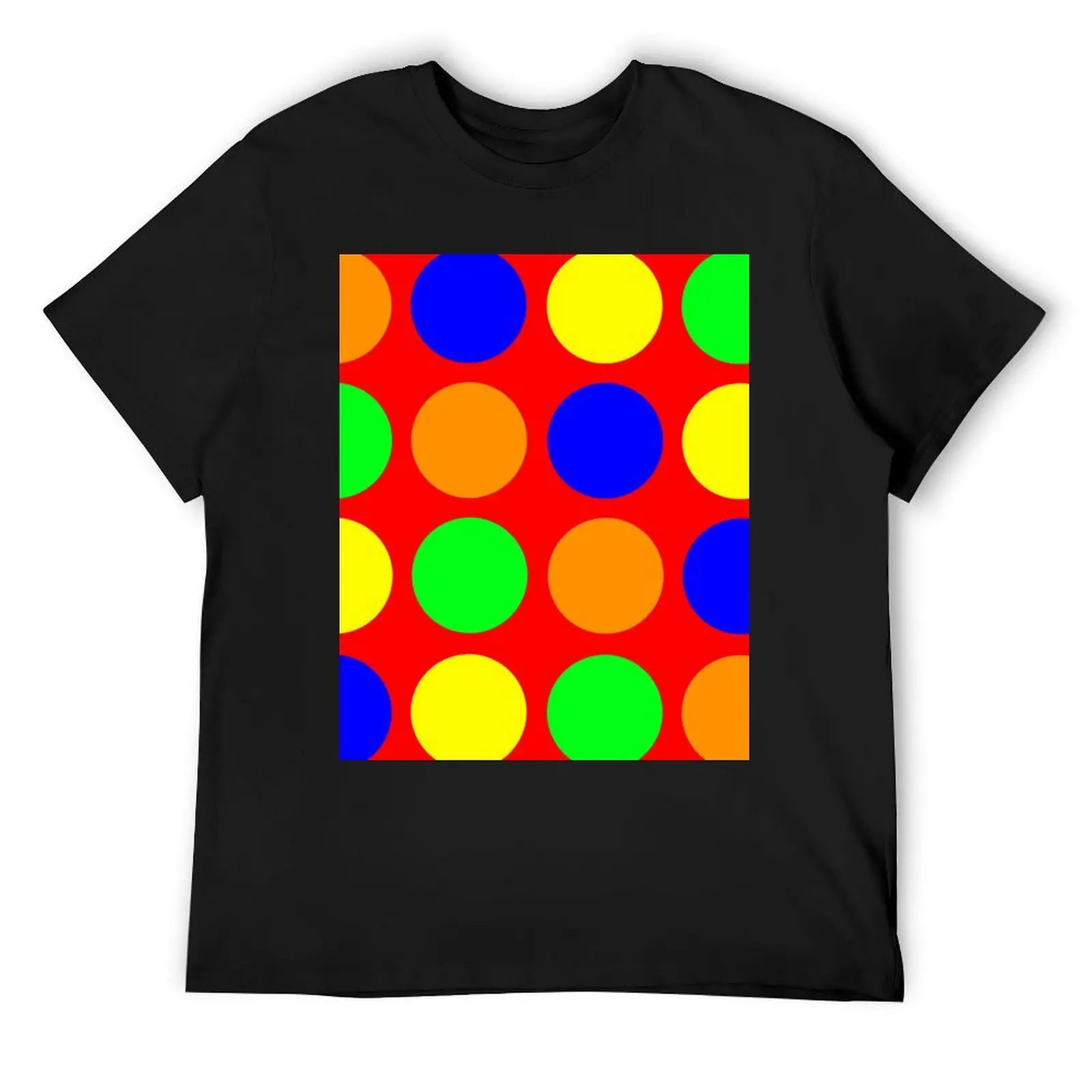 

Polka dots T-Shirt rapper graphic tees blanks man clothes plus size clothes Men's t shirts