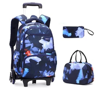 Kinder Schule tasche auf rädern Schule Rollende rucksack Taschen für mädchen schule rädern rucksack für jungen schule trolley gepäck tasche