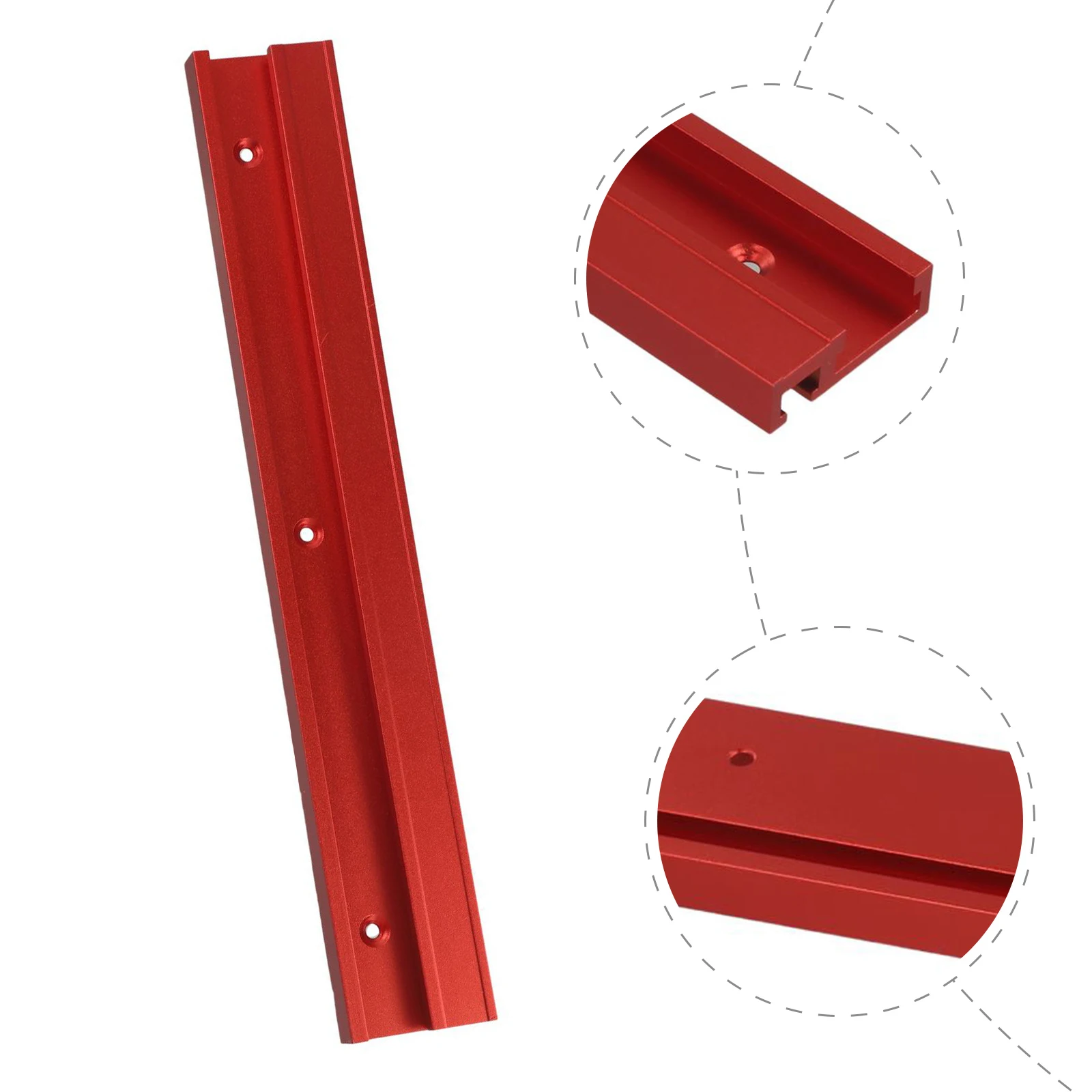 Herramienta de inglete con ranura en T, pista de inglete, ranura de fijación de aleación de aluminio para sierras de cinta para mesa enrutadora para sierras de mesa, pista de inglete