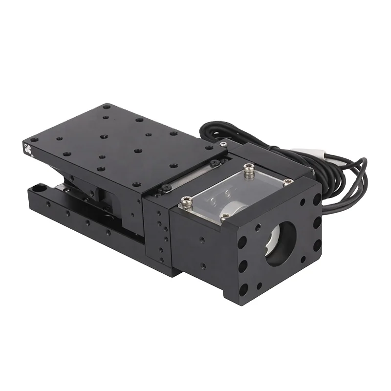 

C&K 60*60 mm Z Axis Lift Linear Stage Electric Sliding Table Cross Roller Guide Motorized Stage For Other Optical Instruments