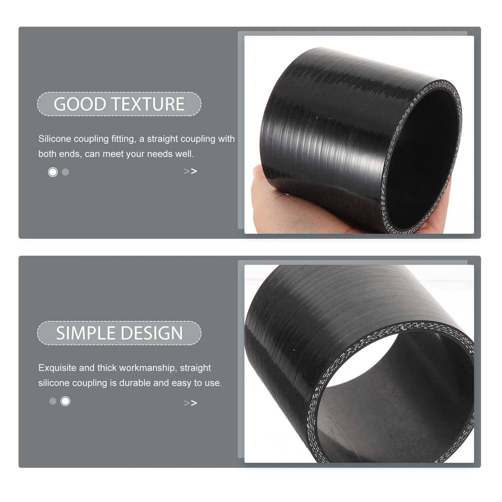 

Fitting Durable Rubber Coupling Straight Connector for Garden Water Connection Hydraulic Refrigeration Heavy