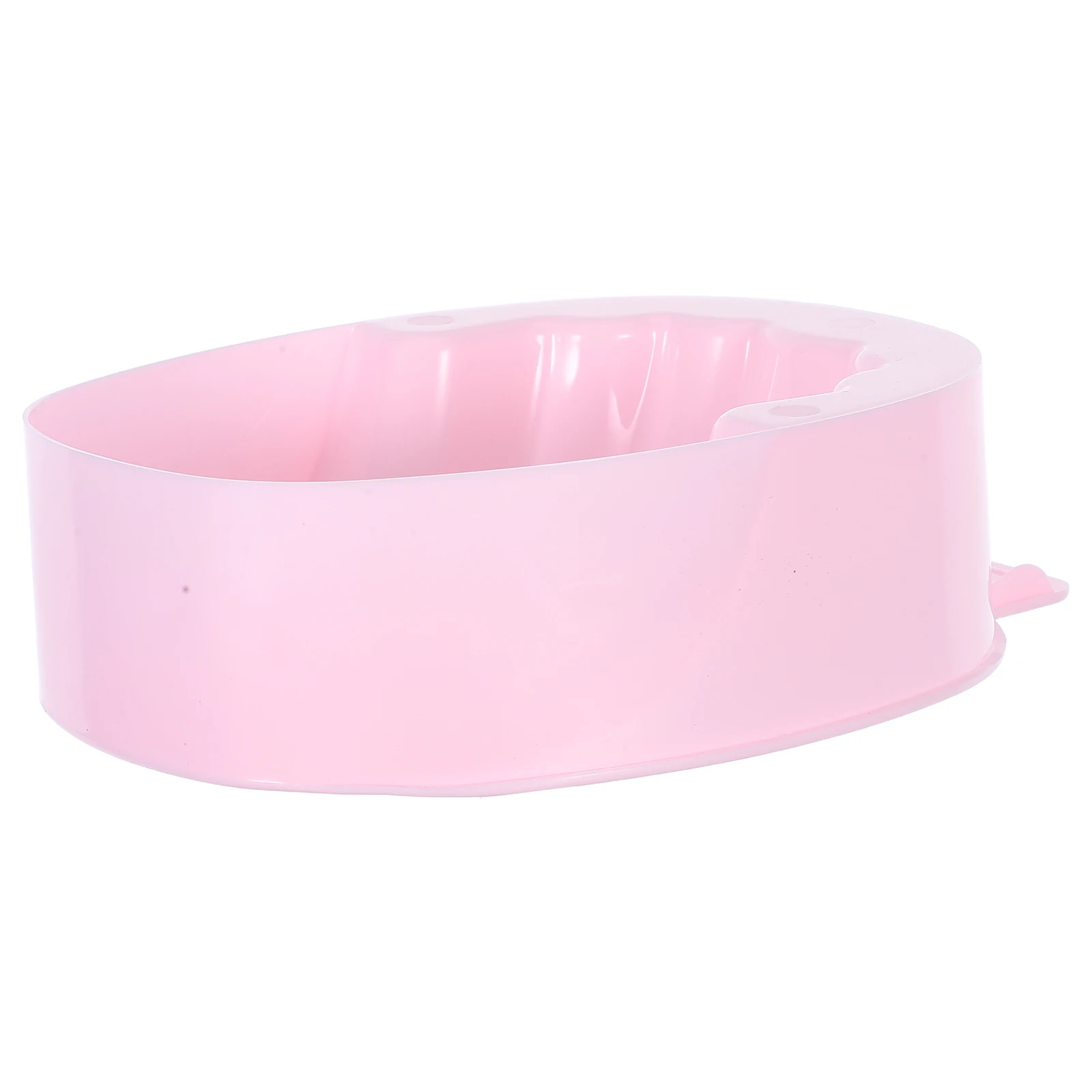 1개 플라스틱 네일 케어 볼 직사각형 내구성 있는 네일 트리트먼트용 트레이 인조 손톱 제거 매니큐어 도구