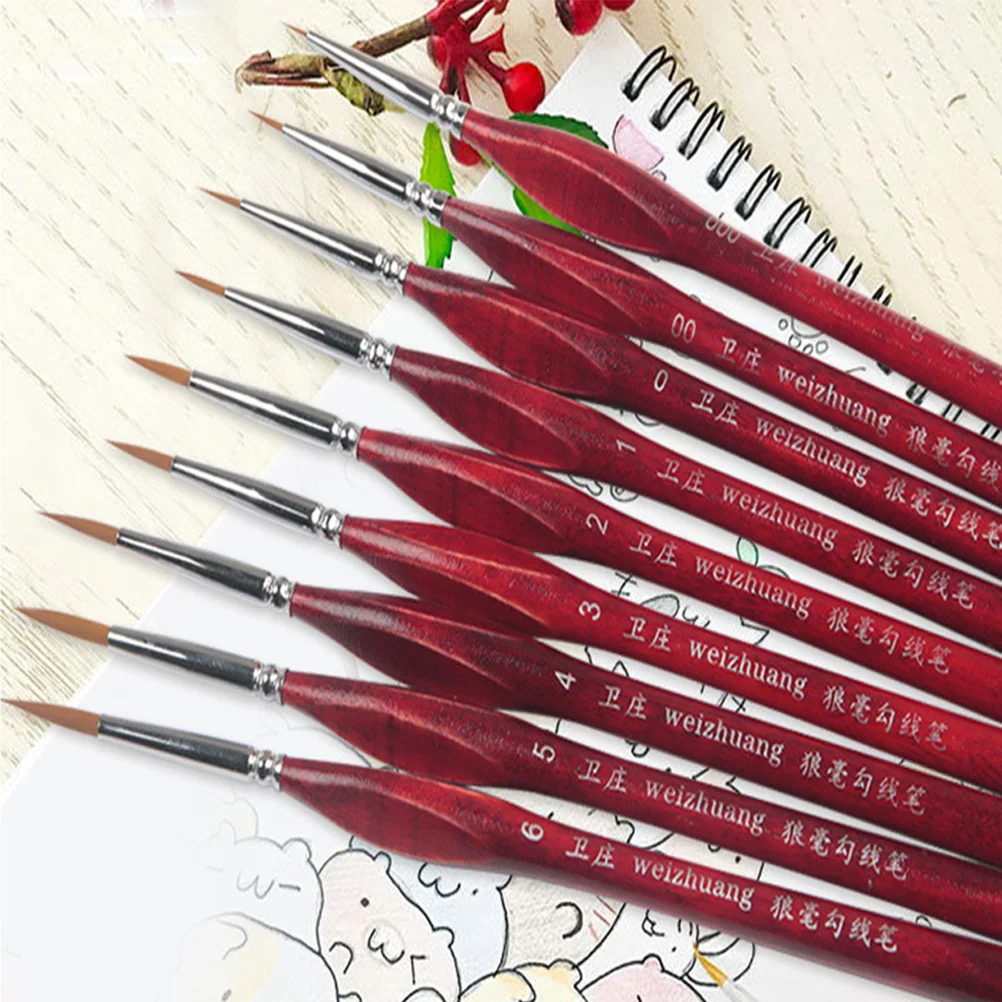 مجموعة أقلام رسم مكونة من 7 قطع، قلم خط رفيع، مقاسات طرف مختلفة للتوضيح، تدوين الملاحظات، أقلام خط رفيعة