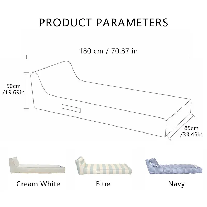Coofull Best Selling Factory Wholesale Portable Inflating Leisure Lazy Lounge Chair Outdoor Inflatable Air Sofa for Sale