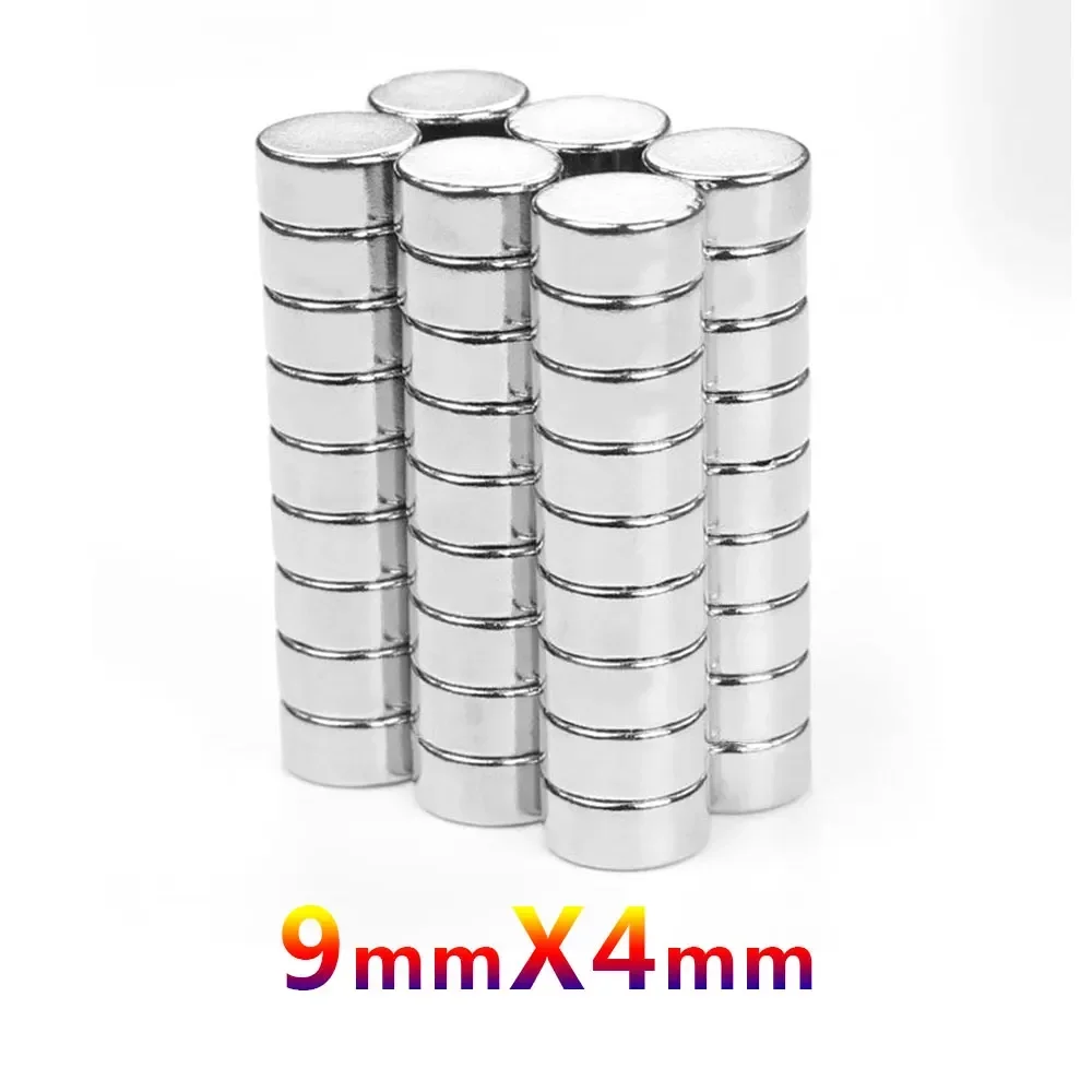 9x1mm 9x4mm 9x10mm Round  Rare Earth Neodymium Super Strong Magnetic Magnet Fridge Door Acoustic Field Electronics