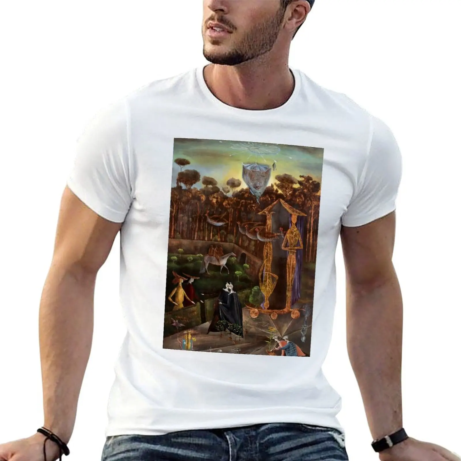 

t cotton t artworks shirts cotton Surrealist T-Shirt Leonora carrington man 100% shirt