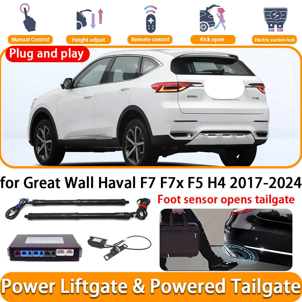 for Great Wall Haval F7 F7x F5 H4 2017-2024 OEM Electric Automatic Powered Tailgate Power Liftgate System Car Trunk Lift Kit