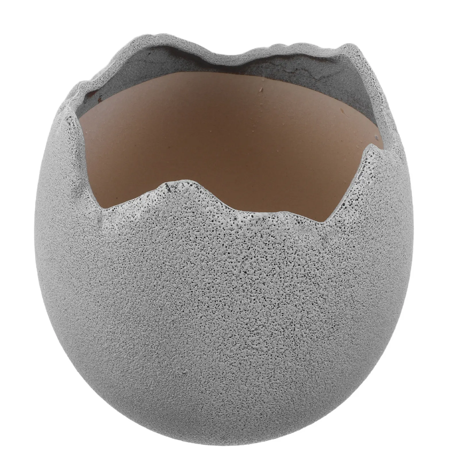 

Круглый керамический горшок для растений, белый, мини, для суккулентов, с художественным дизайном «колотая скорлупа», для комнатных растений, декоративный, для дома