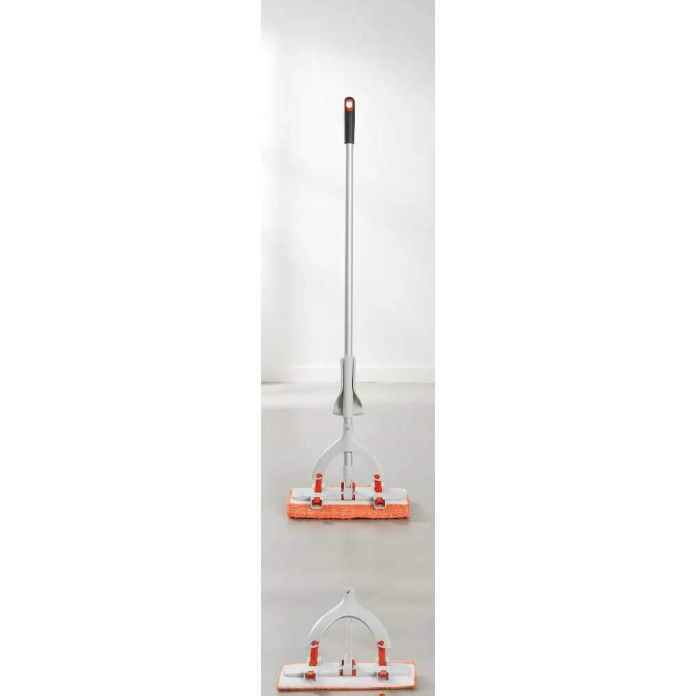 

Premium Butterfly Mop with Microfiber Layer - Easy Wringing, Quick Drying for Home Cleaning