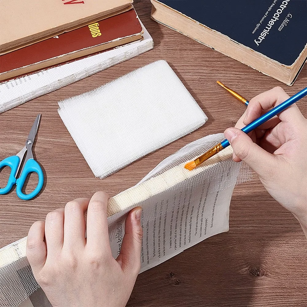 Book Spine Binding Cloth, Binding Material, Prevents Book Pages from Falling Out, Suitable for Old Book Repair and Binding