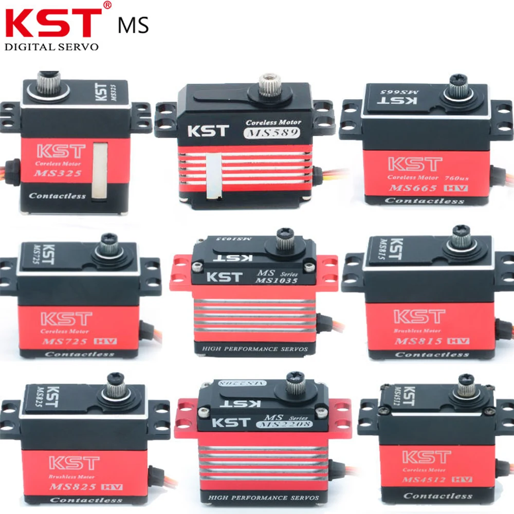 KST MS Full Range Of Helicopter Steering Gear MS320 MS665 MS725 MS805 MS2208 Brushless Steering Gear