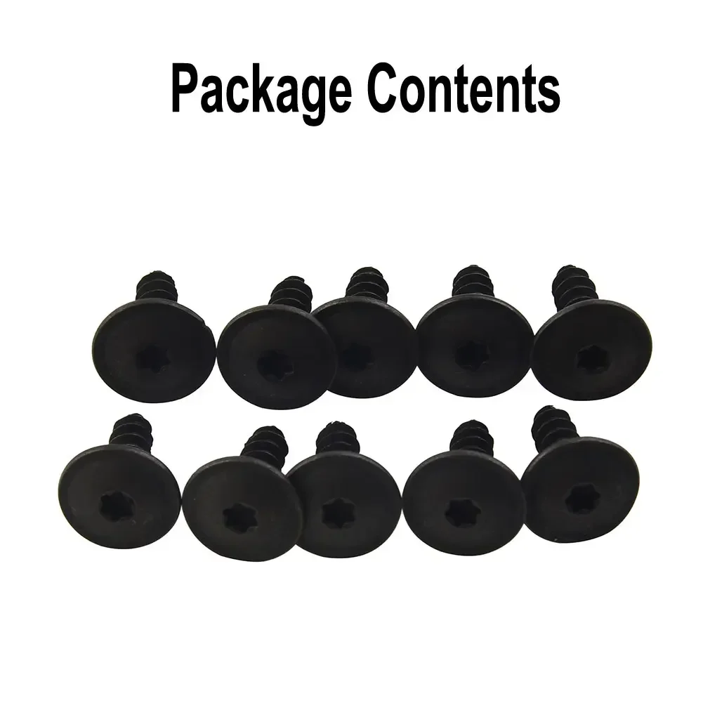 

Fasteners Screw Replacement Useful Black Engine Shield Cover Push-in Type Tray Clips For Buses Trains Planes Trucks