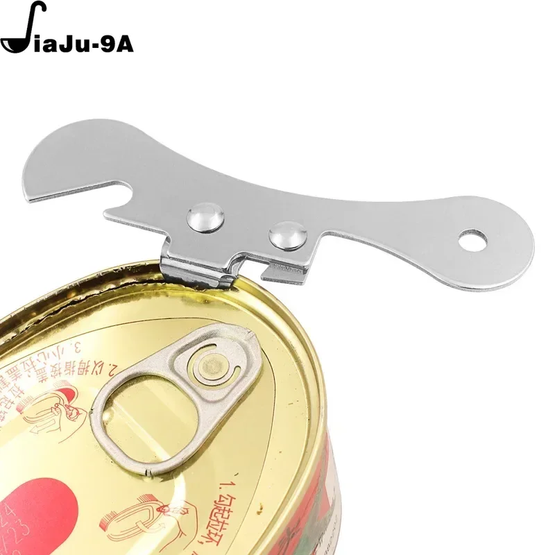 Multifunction Can Opener Stainless Steel Safety Side Cut Manual Tin Professional Ergonomic Jar Tin Opener Cans Kitchen Tool