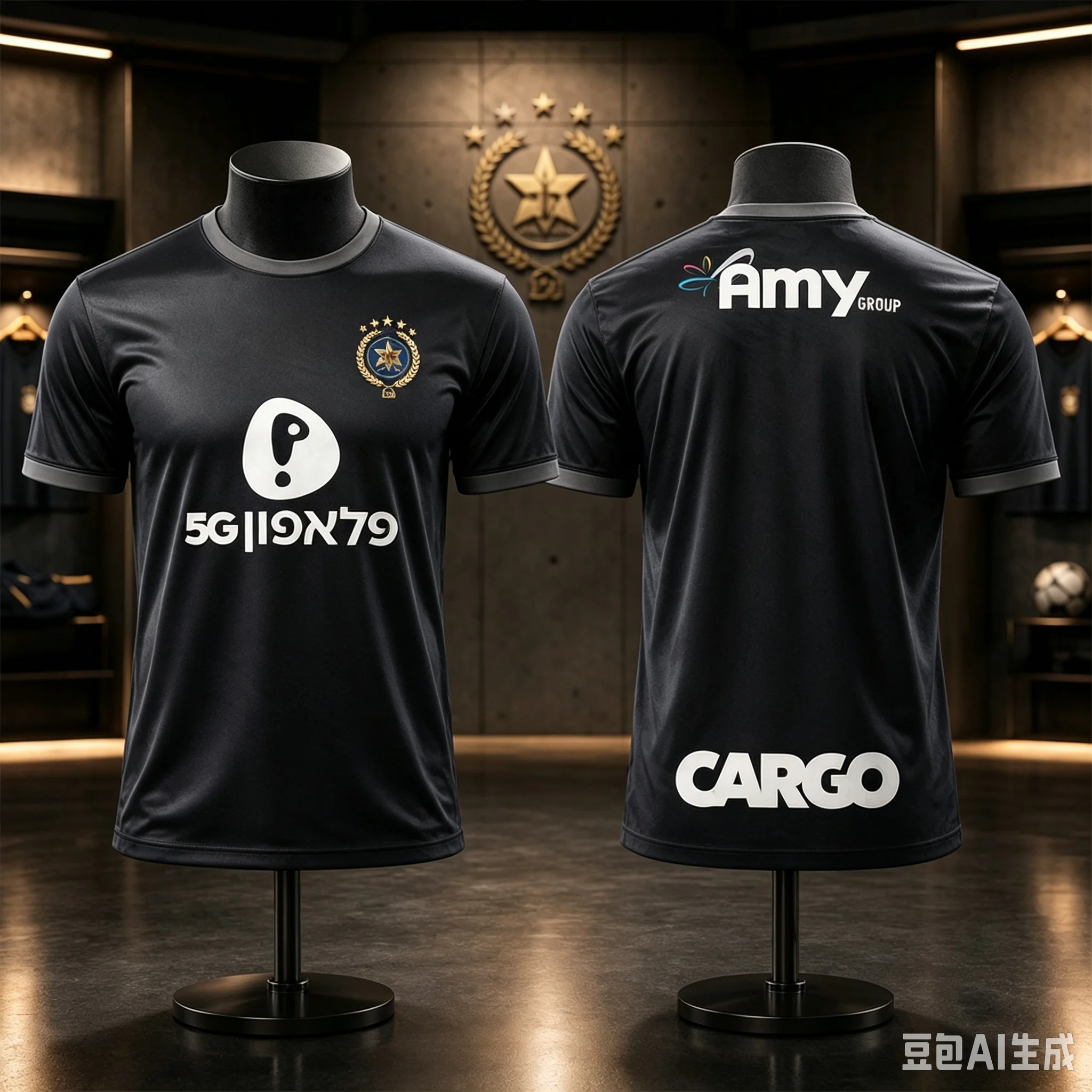 Heiß begehrtes 3D-gedrucktes Fußballtrikot T-Shirt von Maccabi Tel Aviv Israel – Sportlich und bequem, 2026, passend für die ganze Familie – Detail 4
