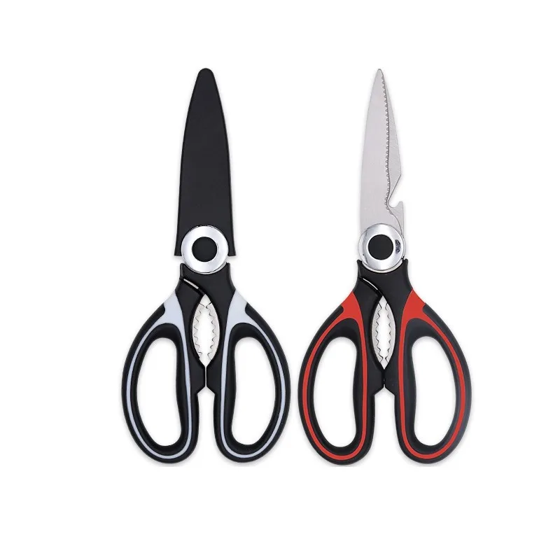 

Kitchen Scissors Multifunctional Fish Scaling and Killing Scissors Barbecue Food Scissors for Grilled Meat and Vegetables