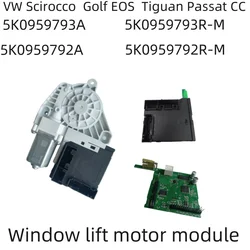 For VW Scirocco Golf EOS Tiguan window lift motor module Front left front right door 5K0959793A 5K0959792A 5K0959793A 3C0959793C