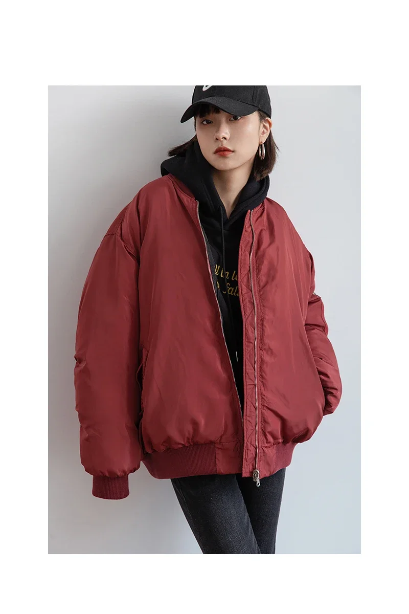 winter Factory Supply Custom bomber padded Jacket for women