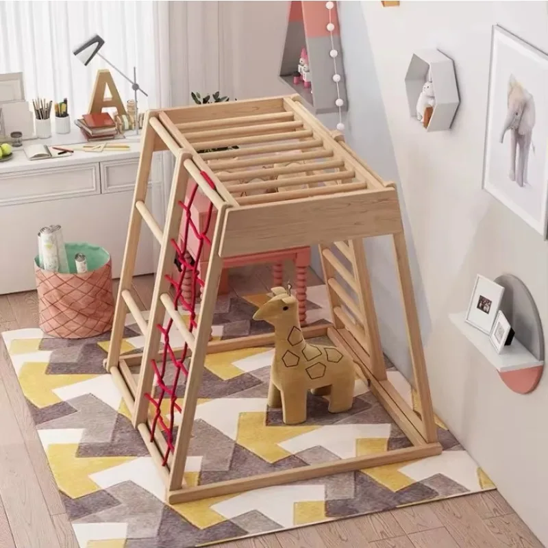 Wooden Montessori Outdoor Climbing Frame 2