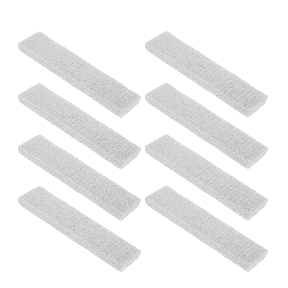 

8 Pcs Felt Bike Brake Pads 30x120x10mm Bike Brake Gym Cycling Brakes Mats Replacement Practical Fitness Accessories