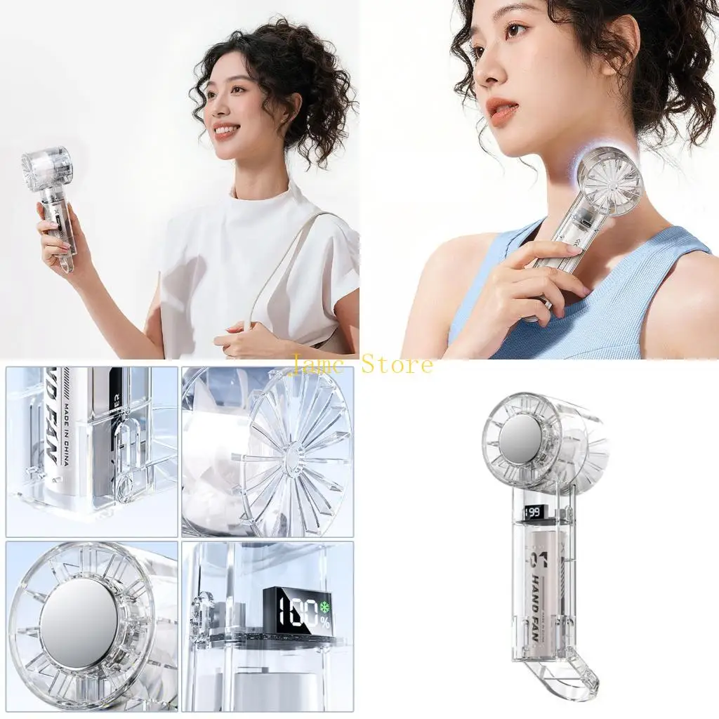 

LX0B Transparent Cooling Device With 199 Adjustable Speeds For All Occasions