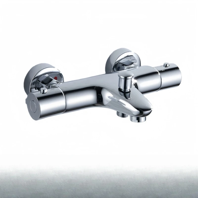 Bathtub thermostatic faucet All copper thermostatic shower shower Bathroom electric water heater thermostatic