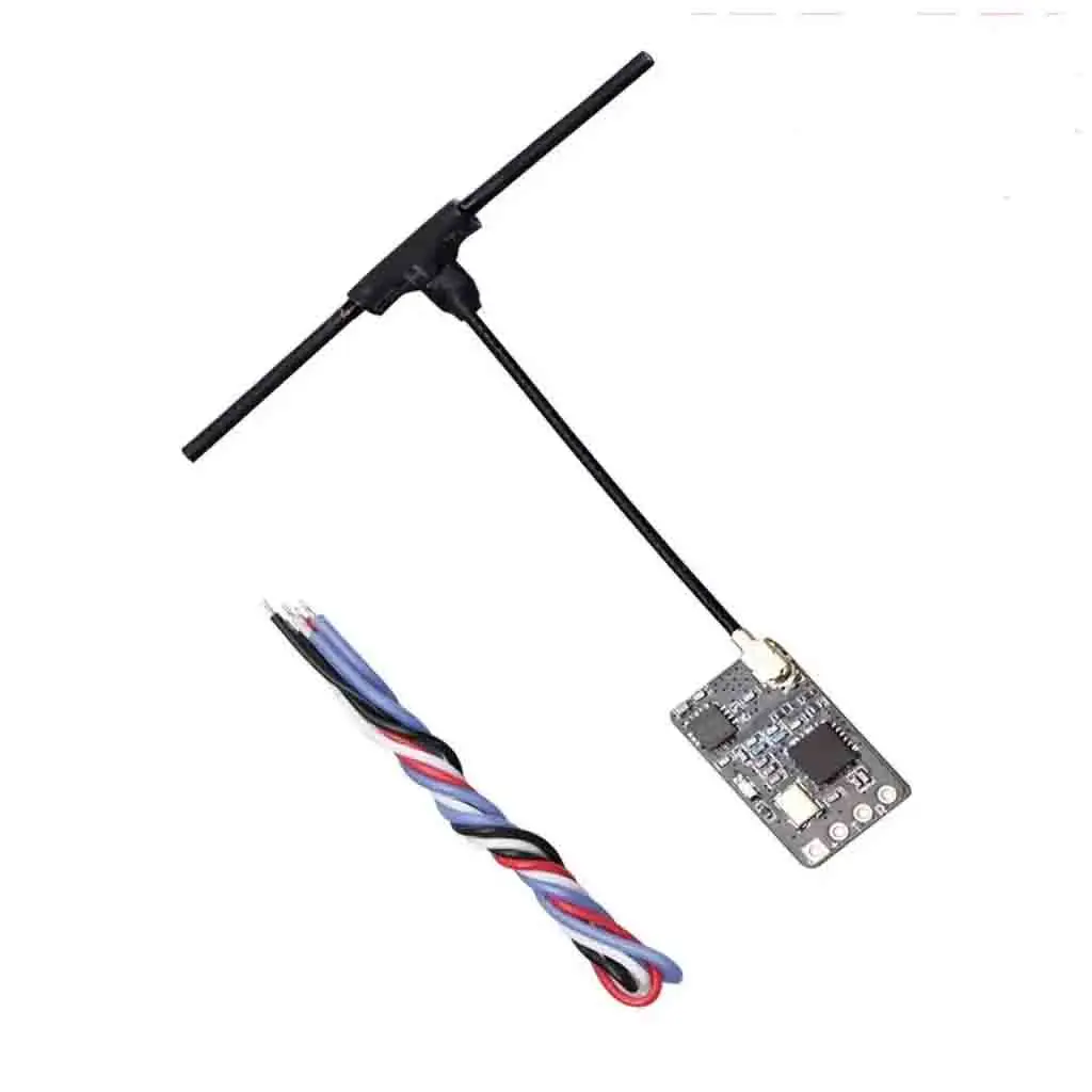 JHEMCU ExpressLRS RX24T 2.4G ELRS Radio Nano Long Range Receiver for FPV Racing Freestyle Long Range Drones DIY Parts LR4 LR5 RC