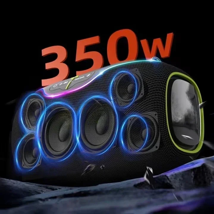Wireless Bluetooth speaker 350W high-power portable, large volume, overweight subwoofer