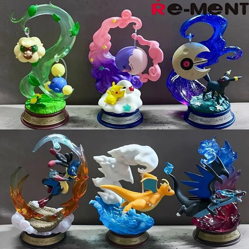 ชุดฟิกเกอร์จิ๋ว Re-Ment Swing Vignette Collection 4 กล่องสุ่ม ของเล่นตกแต่งรูปหุ่นยนต์ สำหรับเด็ก ของสะสม