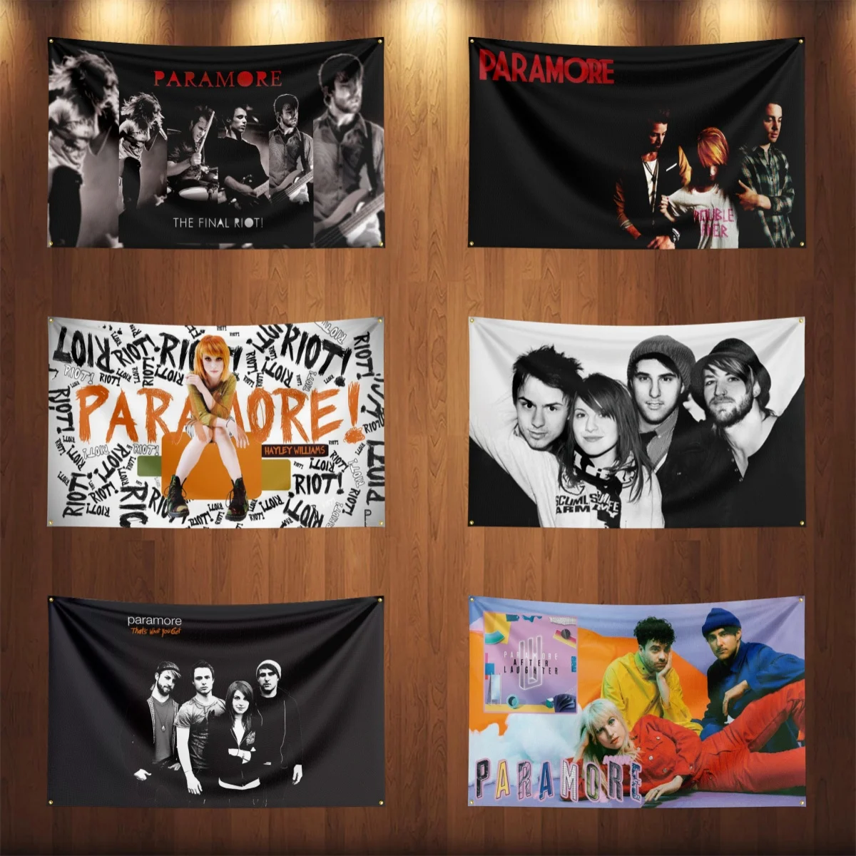3x5 Ft Heavy Rock Band P-Paramores Flag Polyester Digital Printing Banner for Bedroom Wall Art Out Door Tapestry Decora
