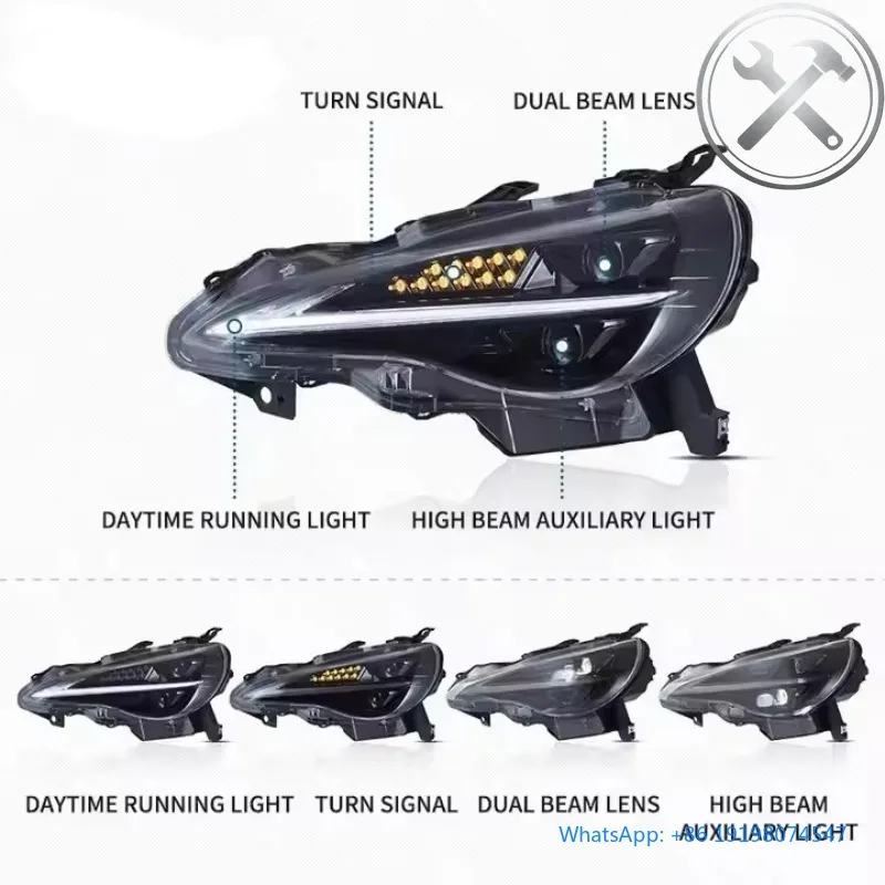 

2012-2021 Full Size SUV Sequential Full LED Headlights Assembly 6000K Cool White DRL Compatible Waterproof Auto Lighting Parts