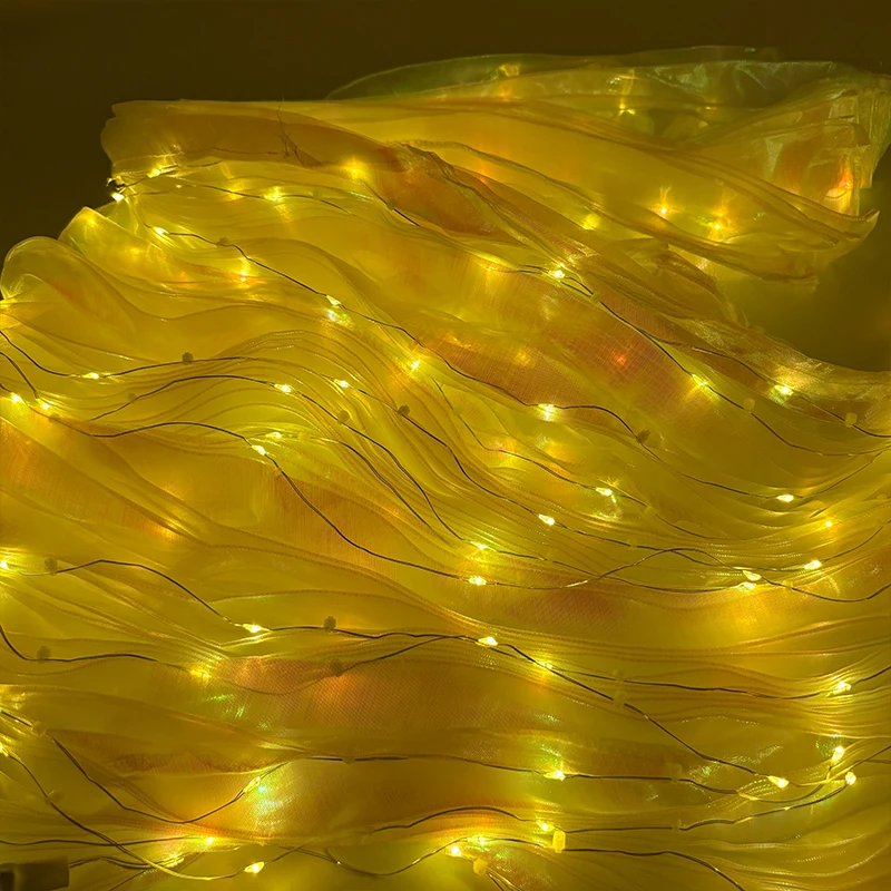 LED leuchtender bunter Umhang für Erwachsene und Kinder, tanzen leuchtender Schmetterlingsflügel, Bühnenaufführung, Bauch, Glühen, Party, Foto-Requisite – Detail 20
