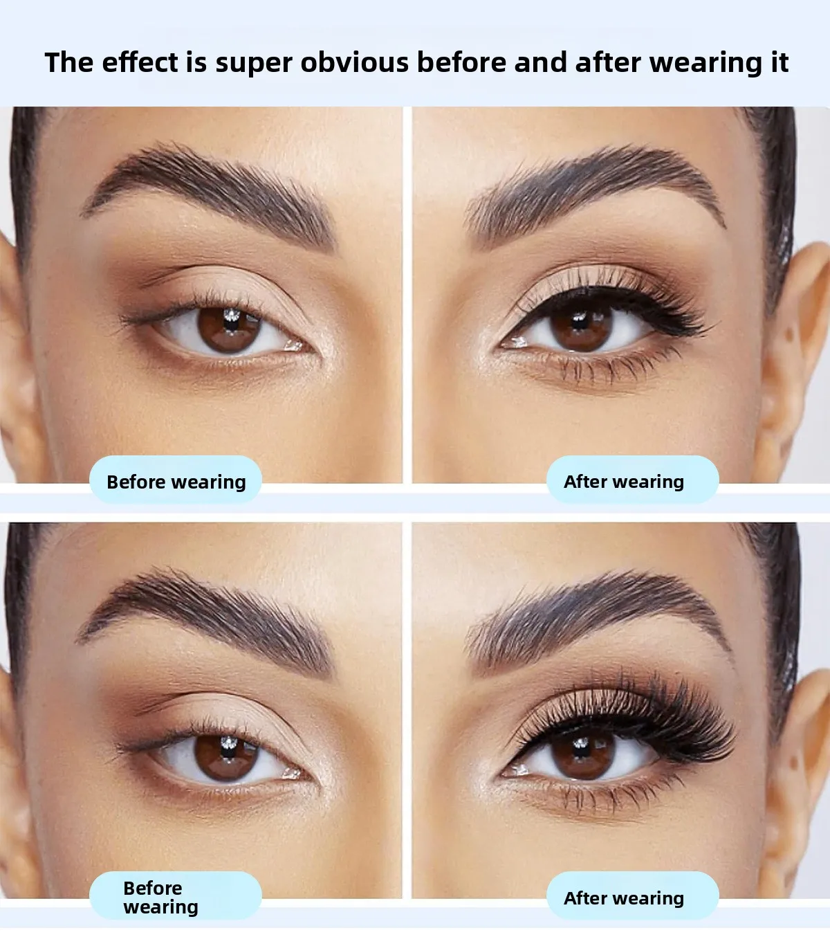 مجموعة أدوات تجعيد الرموش الصناعية المغناطيسية على الطراز الأوروبي والأمريكي، مجموعة أدوات تجعيد الرموش المغناطيسية، مجموعة رموش صناعية #1