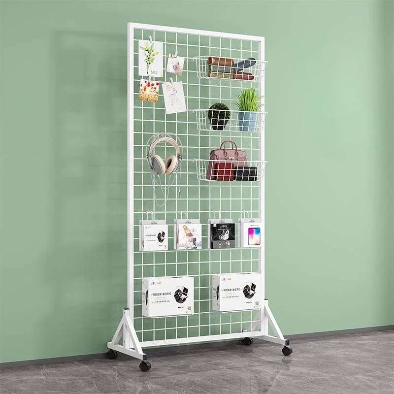 Custom Wire Magazine Rack Wire Newspaper Rack Wire Grid Metal Potato Chips Display Rack