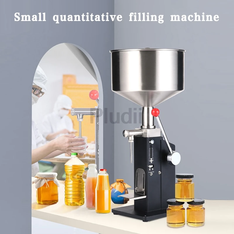 5-55ml Manual Paste Liquid Filling Machine A03 Commercial Dispenser Filler Adjustable Oil Honey Bottle Filling Machine Filler