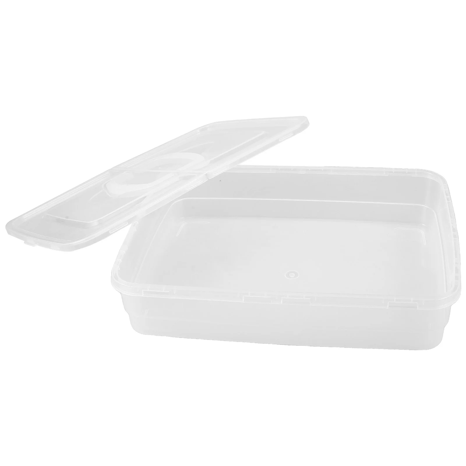 

Pizza Dough Tray Loaf Bread Empty Boxes Proofing Container Rising Plastic Household Bin