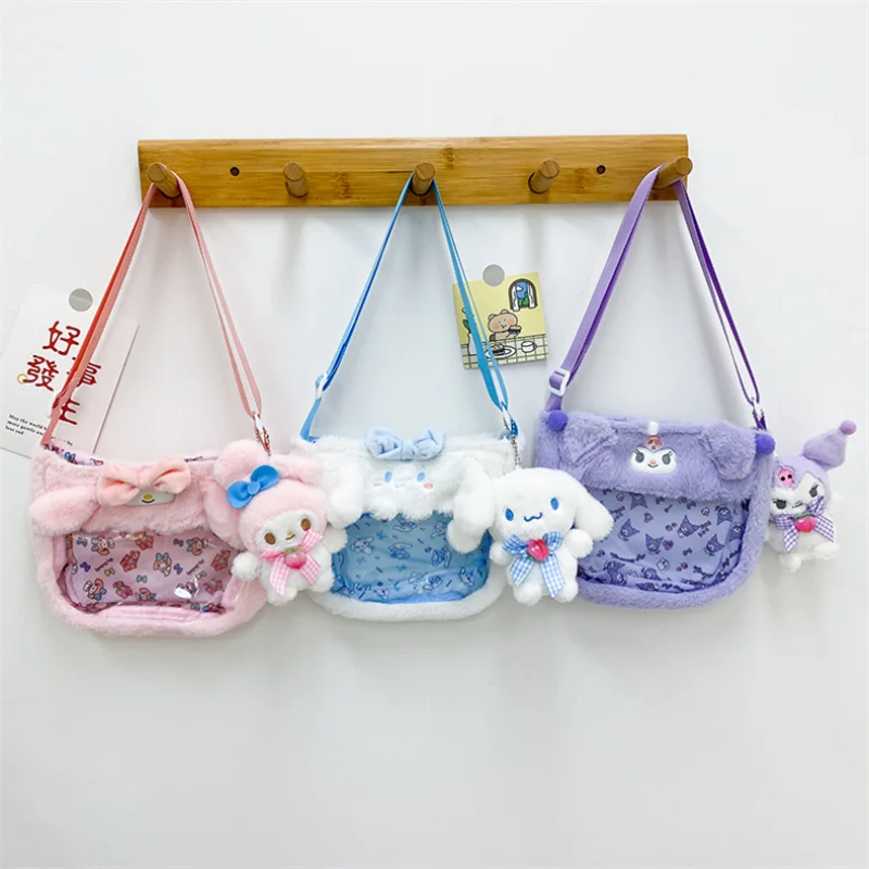 Sanrio New Cinnamoroll Babycinnamoroll Cartoon Handbag Large Capacity Lightweight Casual Shoulder Pad Cute One-Shoulder Backpack