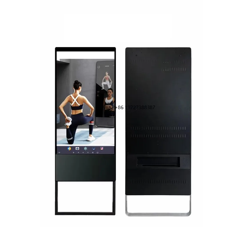 

43inch Wall-mounted Android Wifi HD Mirror Screen Smart Gym Mirror All in One Machine AI Fitness Mirror