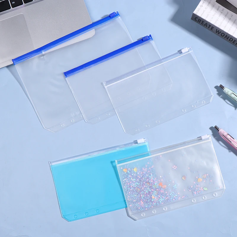 Specially Supply A6 Frosted Color Zipper Bag Notebook Storage Bag Looseleaf Book